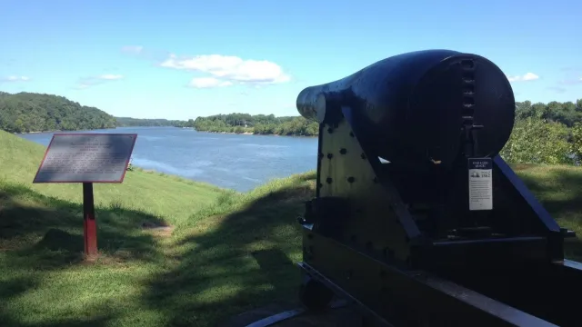 The View from the Upper River Battery