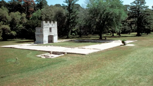 Ruin of Soldier Barracks at Fort Frederica NM