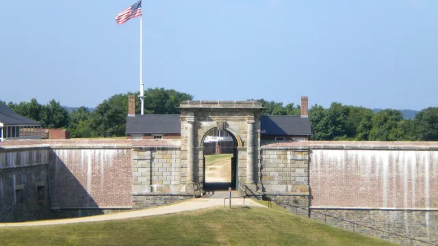 Entrance way into historic Fort Washington