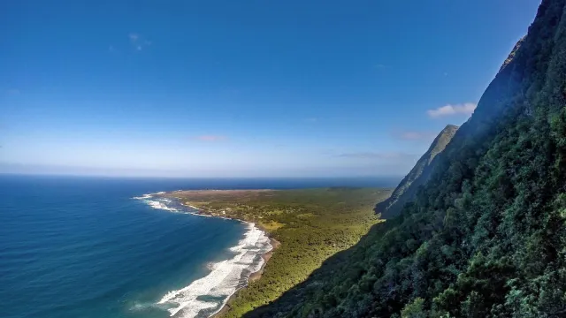 View of Kalaupapa Peninsula from Overlook
