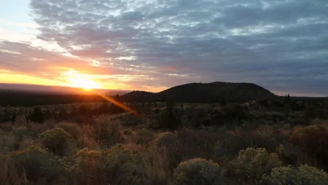 Sunrise at Lava Beds