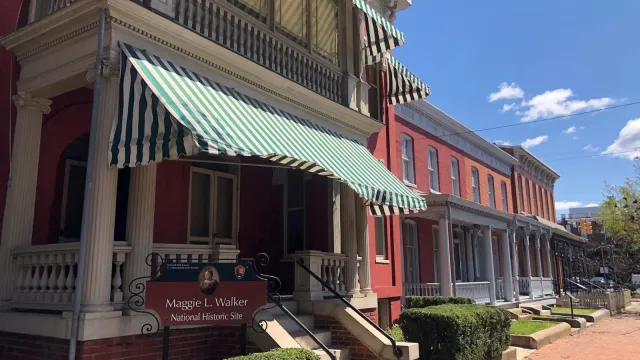 Maggie L. Walker's home and adjacent buildings