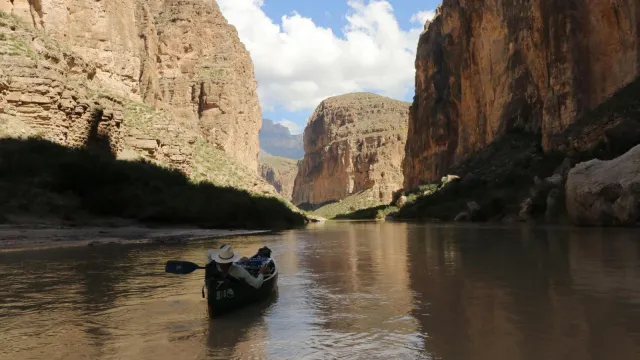 Canoeing Boquillas Canyon