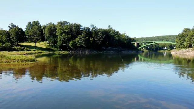 a view of the Delaware River