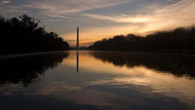Washington Monument at Dusk